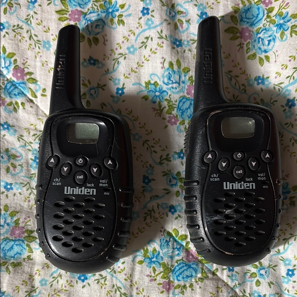 Black Two-Way Radios